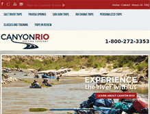 Tablet Screenshot of canyonrio.com